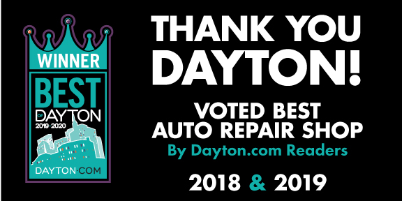 Dayton.com Best Auto Repair Shop 2019! 2 Years Running!